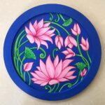 Pichwai Lotus  Wall Plate