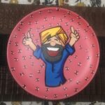 Happy Sardarji  plate